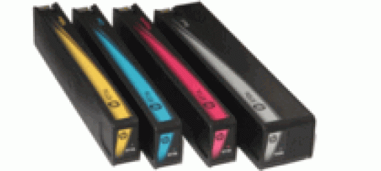 Complete set of 4 Remanufactured HP 980 Colours Compatible Inkjet Cartridges